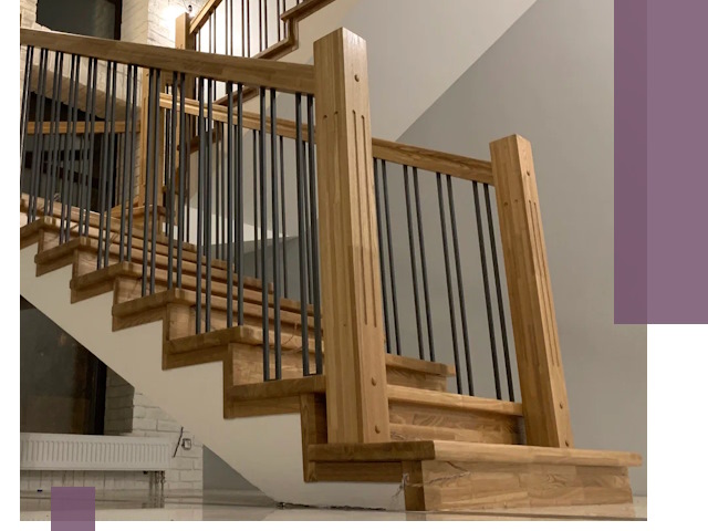 Реставрация деревянных и металлических лестниц в Тольятти