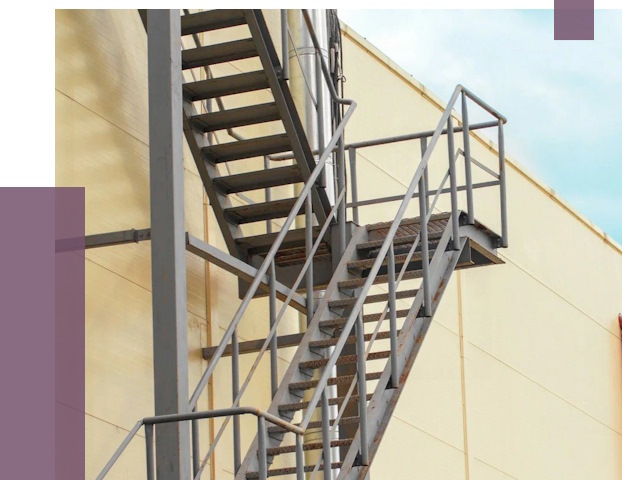 Пожарные лестницы в Тольятти от 12410 руб. — монтаж и продажа | ПРОЛЁТ-Тля