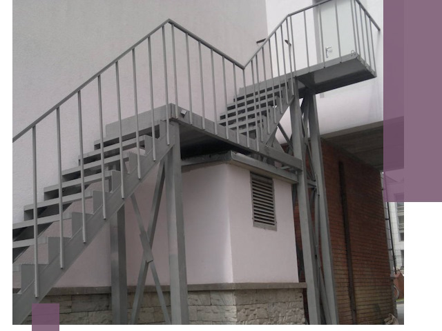 Монтаж пожарных лестниц под ключ в Тольятти с гарантией качества