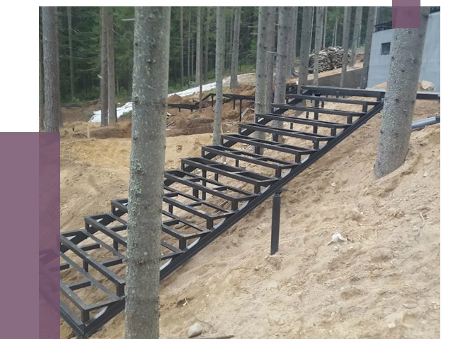 Монтаж металлических лестниц в Тольятти от 13703 руб. 