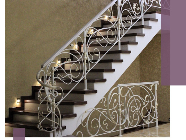 Кованые лестницы под ключ в Тольятти — изготовление и монтаж