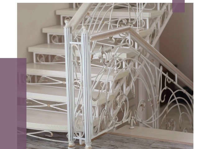 Изготовление кованых лестниц на заказ в Тольятти от 87907 руб. | ПРОЛЁТ-Тля