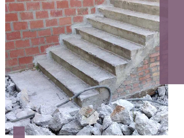 Демонтаж бетонных лестниц в Тольятти: быстро и безопасно