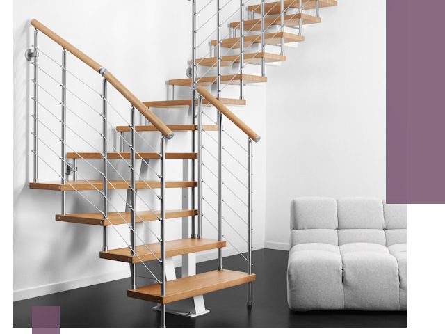 Модульные лестницы под ключ в Тольятти — монтаж и изготовление