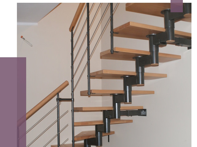 Изготовление модульных лестниц в Тольятти от 11635 руб. 