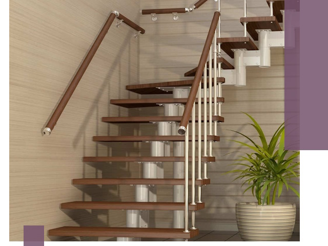 Изготовление модульных лестниц под ключ в Тольятти