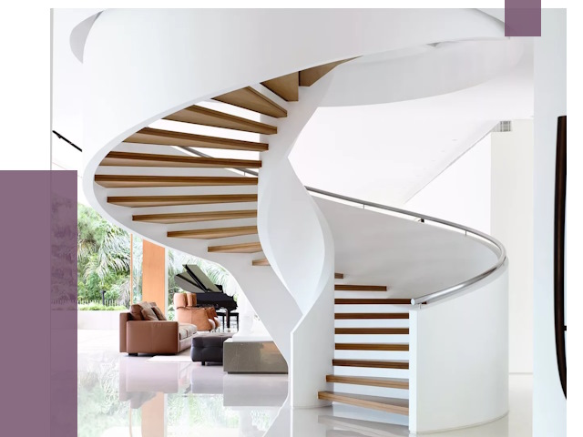 Винтовые лестницы в Тольятти под ключ от 49125 руб. | ПРОЛЁТ-Тля