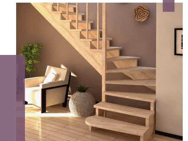 Изготовление Г-образных лестниц в Тольятти от 19133 руб. 