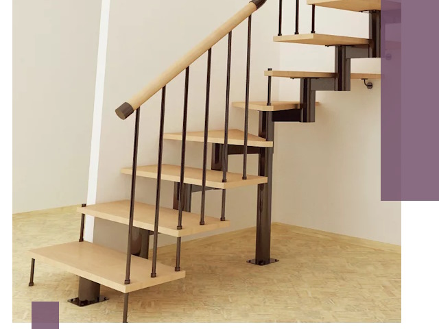 Монтаж лестниц на больцах в Тольятти — быстро и надежно