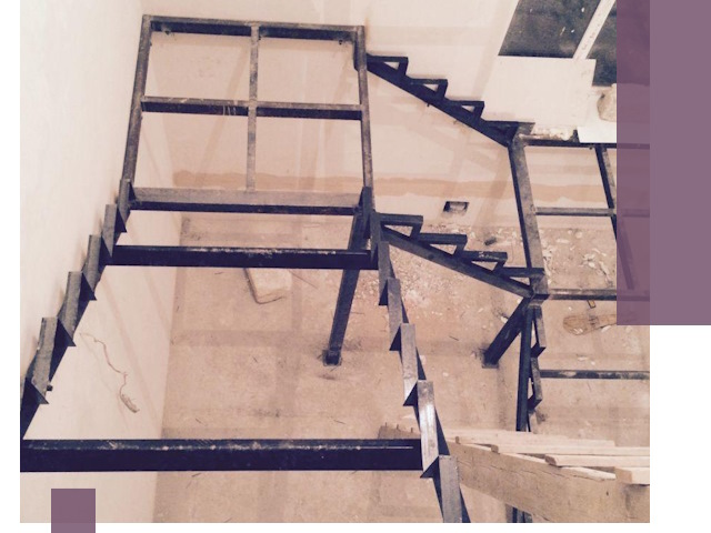 Монтаж лестниц на металлокаркасе в Тольятти быстро и качественно