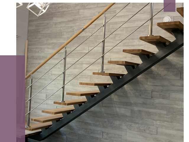 Изготовление лестниц на монокосоуре в Тольятти от 77048 руб. 
