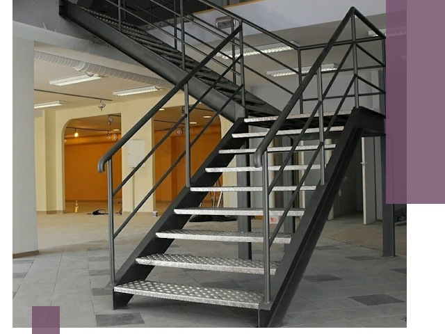 Лестницы для офиса в Тольятти: изготовление, монтаж, демонтаж