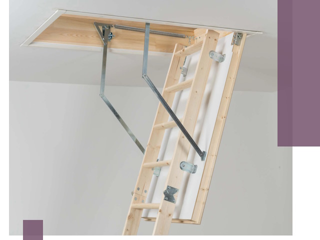 Установка чердачной лестницы под ключ в Тольятти