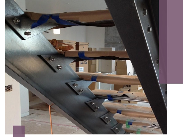 Усиление лестничных конструкций и усиление опор в Тольятти