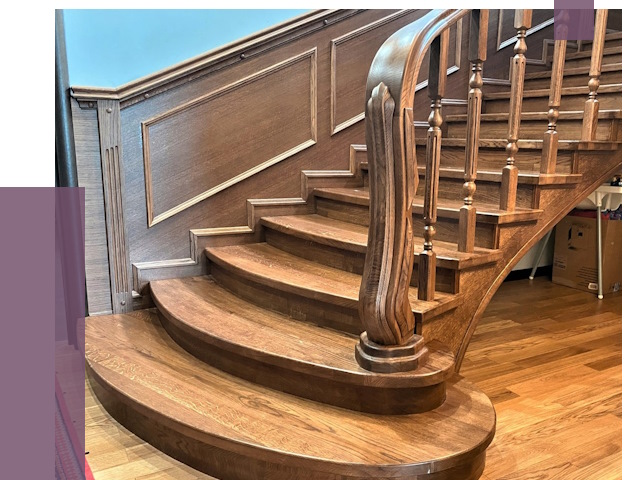 Дубовые лестницы под ключ в Тольятти от 178400 руб. — ПРОЛЁТ-Тля