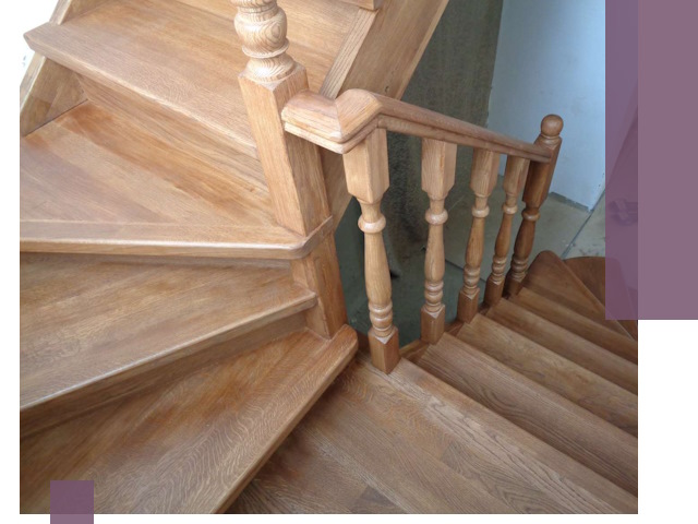 Дубовые лестницы под ключ в Тольятти: изготовление и монтаж