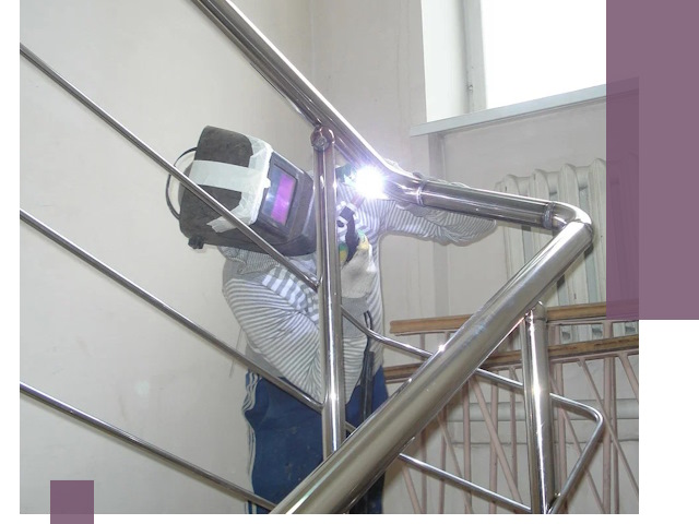 Монтаж перил и ограждений качественно в Тольятти