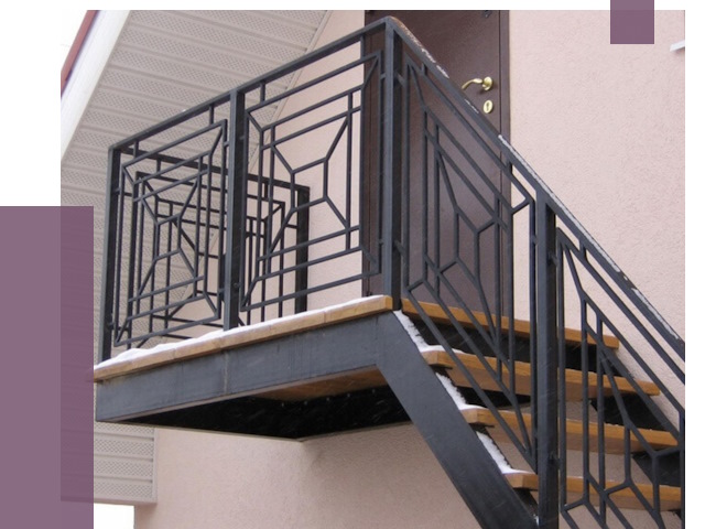 Металлические перила в Тольятти от 4344 руб.  | ПРОЛЁТ-Тля