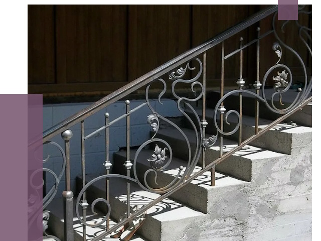 Кованые перила в Тольятти от 8791 руб. под ключ — качество от ПРОЛЁТ-Тля