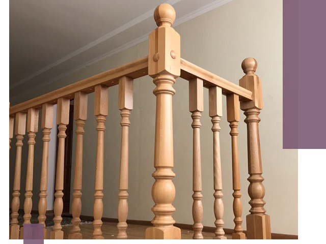 Деревянные перила на заказ в Тольятти: монтаж и изготовление