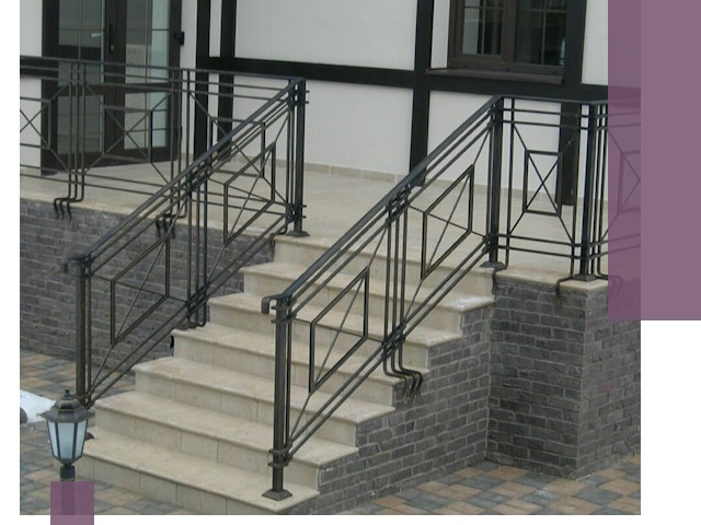 Перила для крыльца в Тольятти — монтаж, изготовление и установка