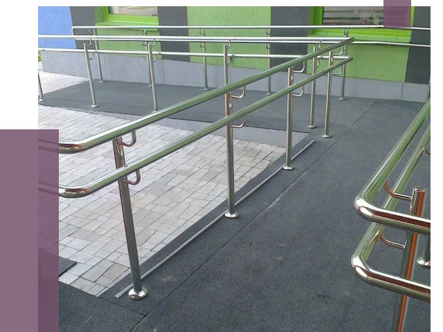 Ограждения пандусов в Тольятти от 4395 руб. монтаж | ПРОЛЁТ-Тля