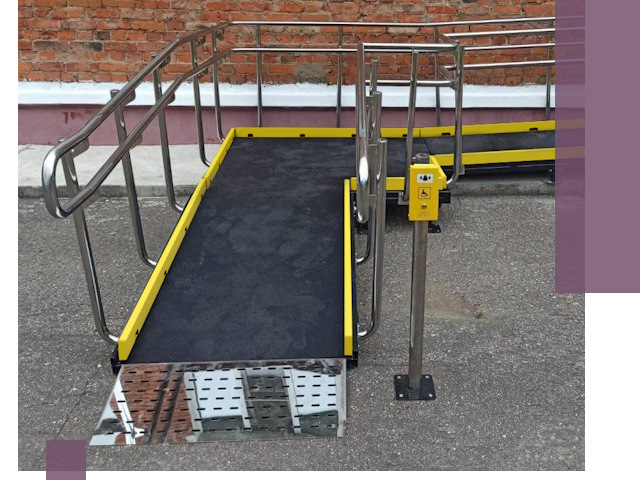 Изготовление наклонных пандусов для инвалидов в Тольятти