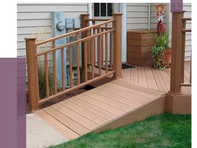 Пандус на крыльцо в Тольятти под ключ от 7860 руб.