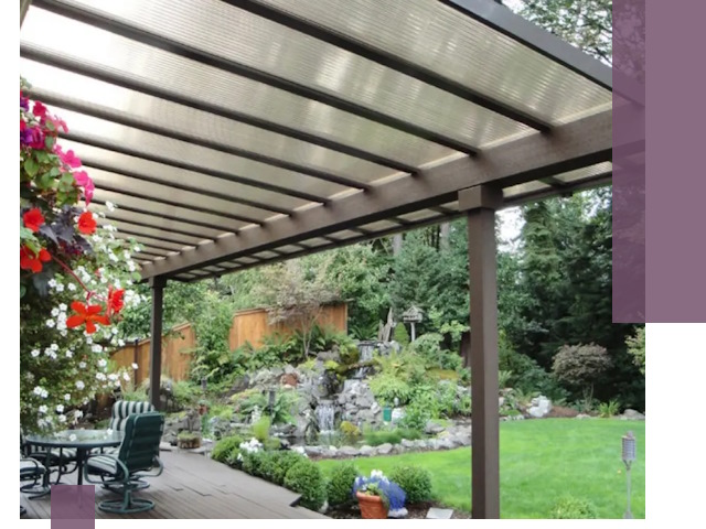 Навесы из поликарбоната под ключ в Тольятти быстро и надёжно