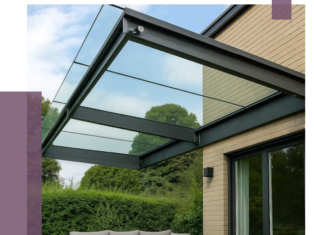 Стеклянные навесы и козырьки в Тольятти от 12410 руб.