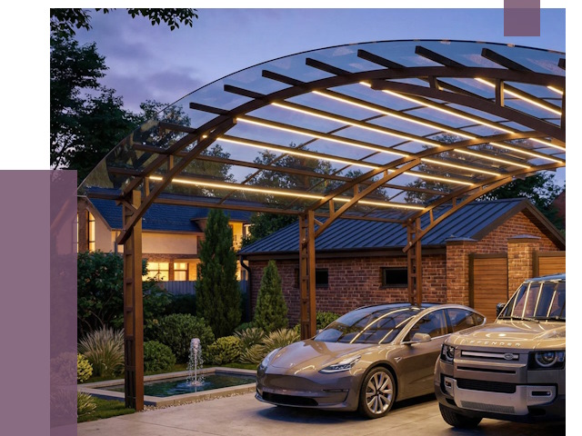 Металлические навесы в Тольятти от 12824 руб. под ключ — ПРОЛЁТ-Тля