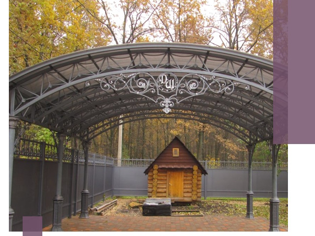 Кованые навесы премиум-класса под заказ в Тольятти