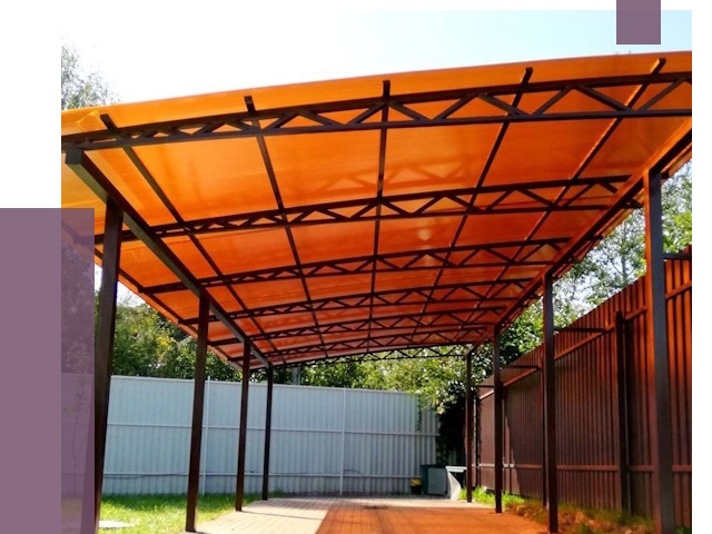Односкатные навесы под ключ в Тольятти от 13289 руб. 
