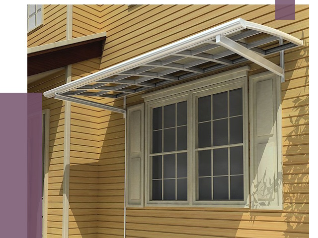 Козырьки над окнами в Тольятти от 7705 руб. — монтаж, покупки | ПРОЛЁТ-Тля