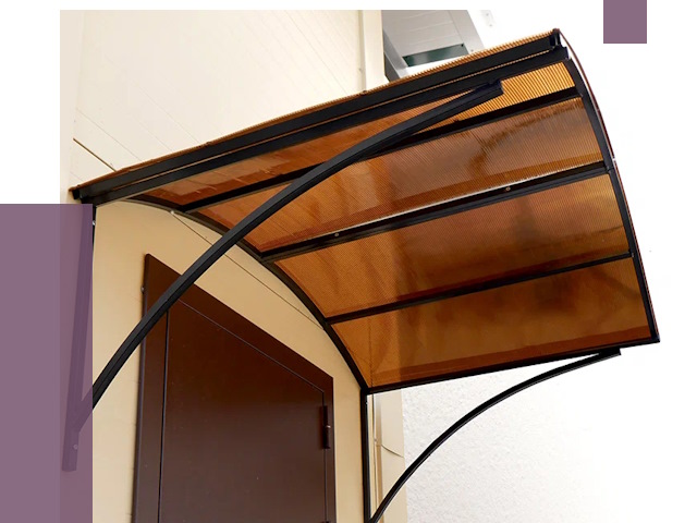 Недорогие козырьки в Тольятти от 7674 руб.  | ПРОЛЁТ-Тля