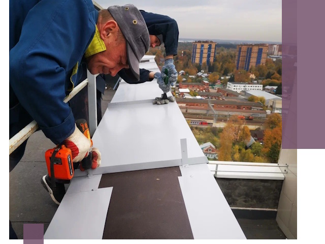 Монтаж парапетов в Тольятти — установка прочных металлических ограждений