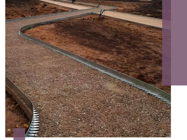 Металлические бордюры под ключ в Тольятти — изготовление и монтаж