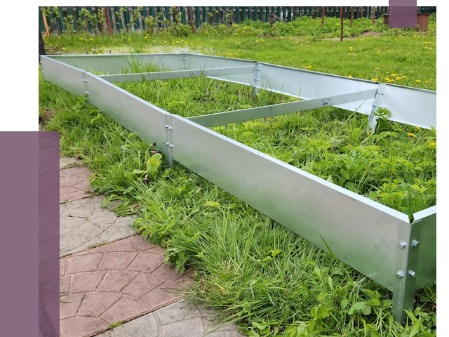 Металлические бордюры для грядок в Тольятти от 1810 руб. 