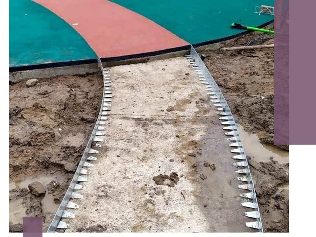 Металлические бордюры для дорожек в Тольятти — монтаж и изготовление